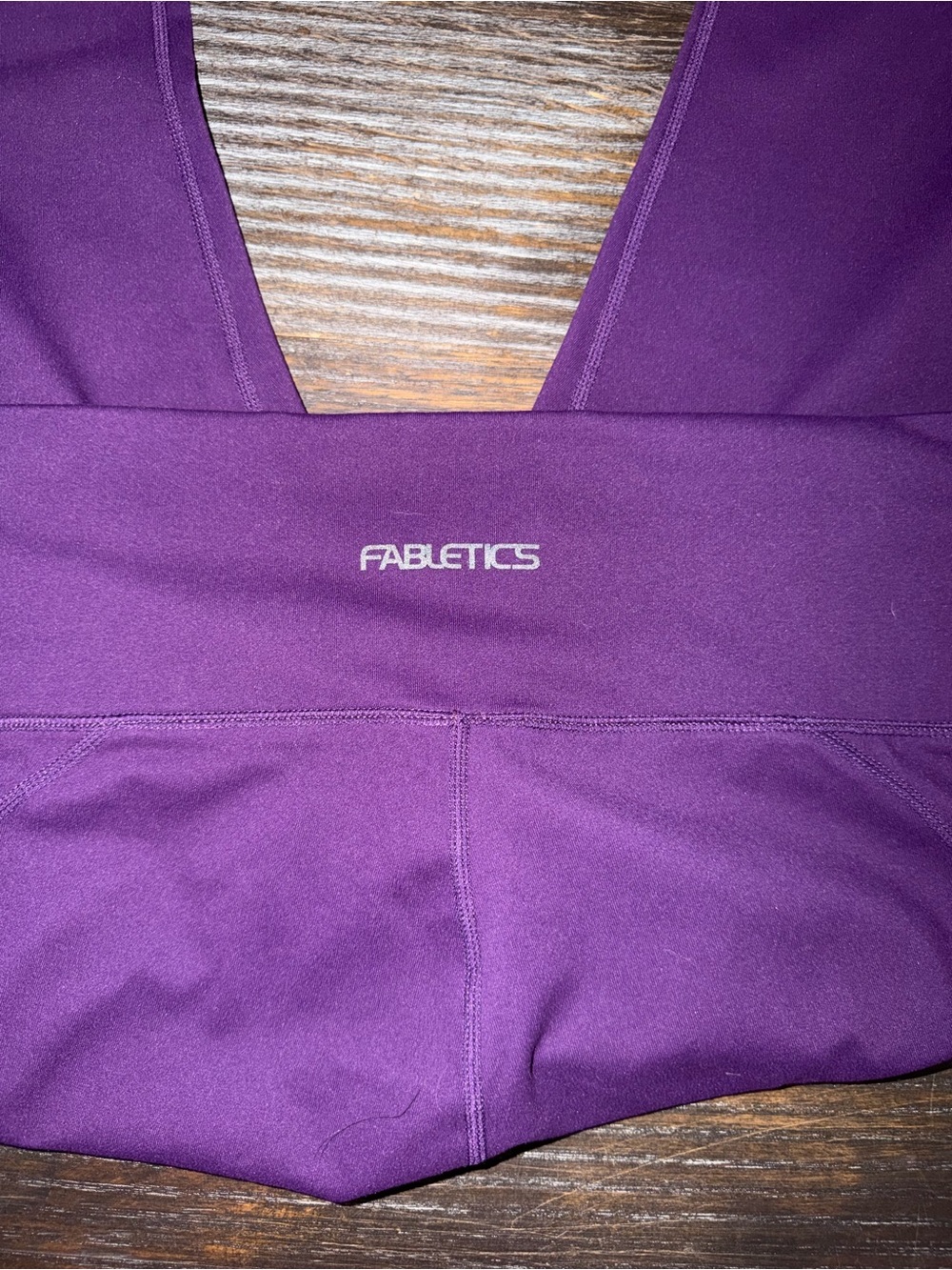 Fabletics Purple High-Waist Performance Leggings - Picture 6 of 8